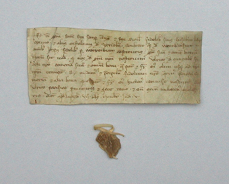 Ersterw&auml;hnung der Friedberger Burg vom 26. Oktober 1216